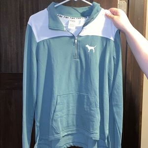 PINK Quarterzip-MAKE OFFERS!!